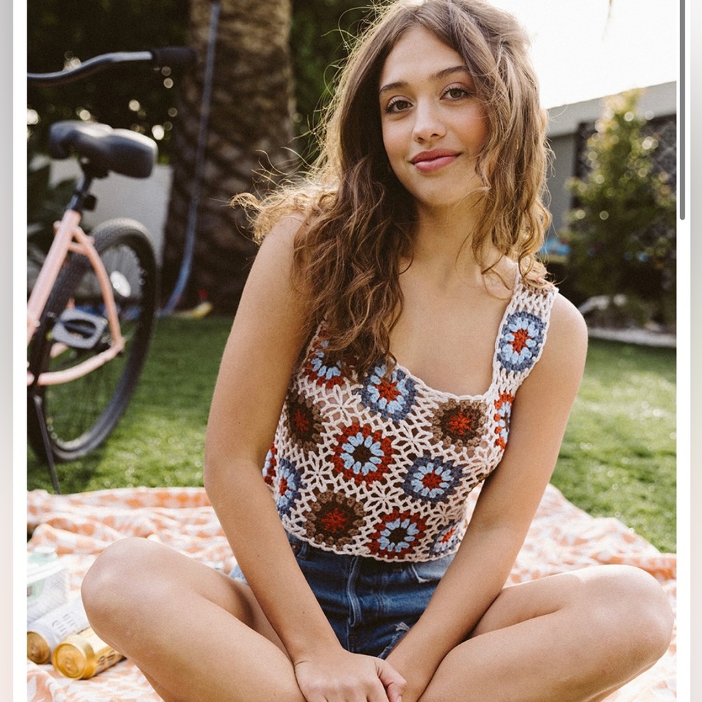 Crochet square top